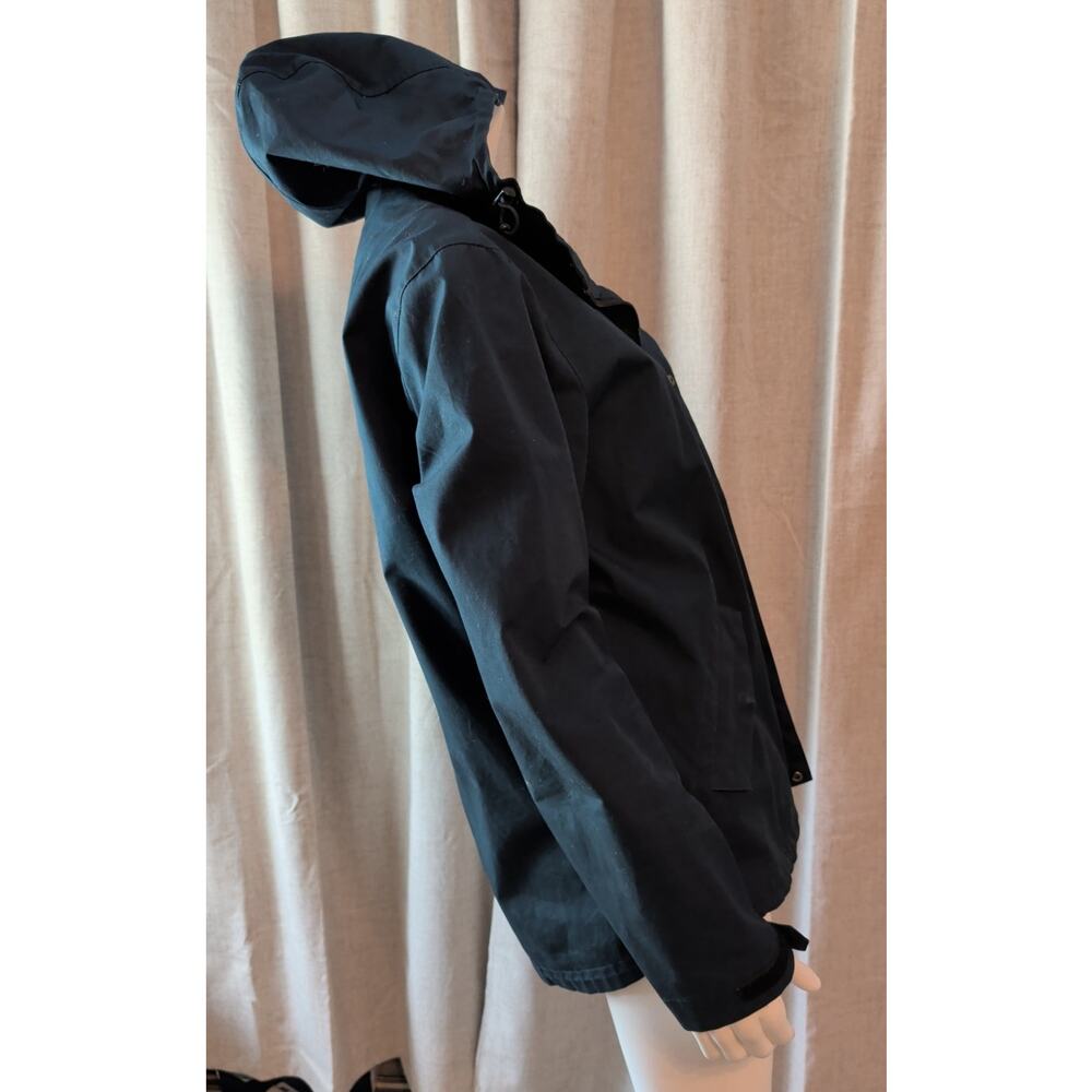 Line of Trade Portland Rain Jacket Waterproof Windproof Women's Med Green Hooded - Picture 4 of 5